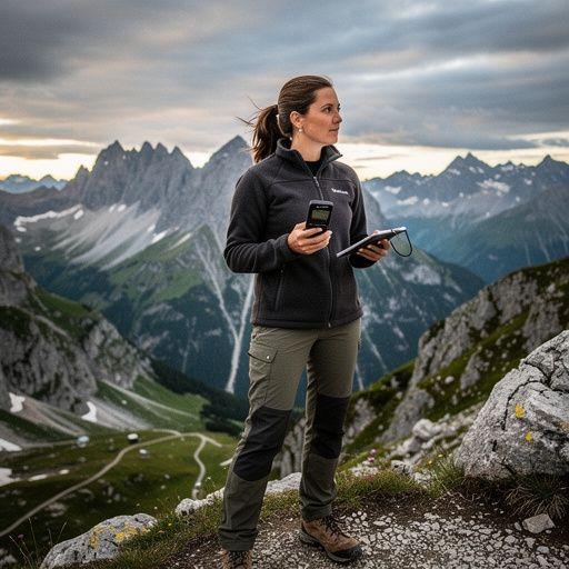 Diagramm zur Darstellung von Klimaveränderungen über die Jahre.